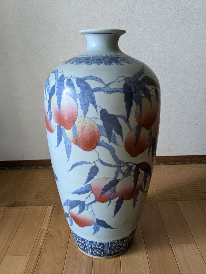 アンティーク 中国美術 骨董 青花磁 大型壺 大型花瓶