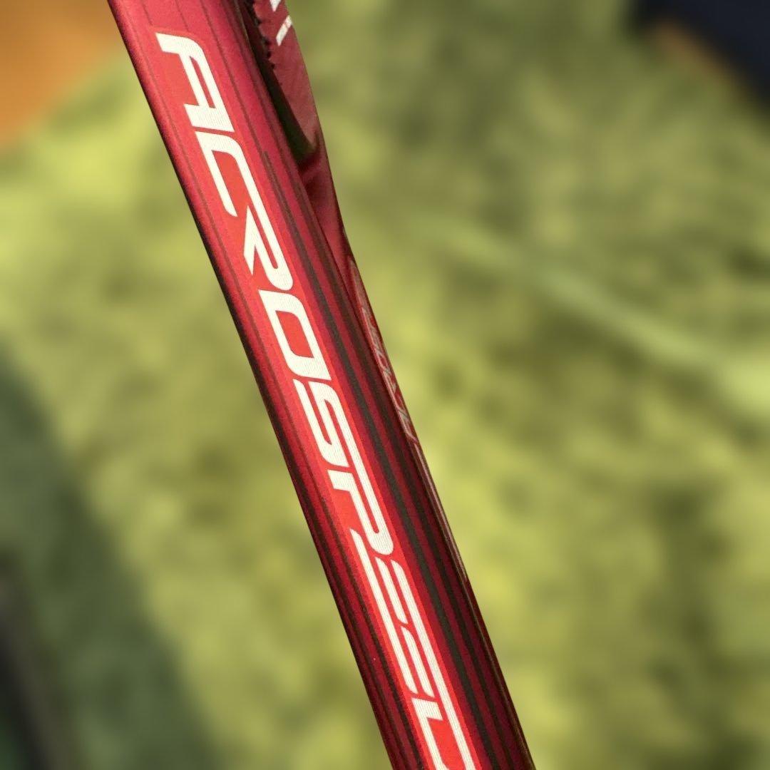 断捨離値下げ☆ミズノアクロスピード2025ソフトテニスラケット レッド美品