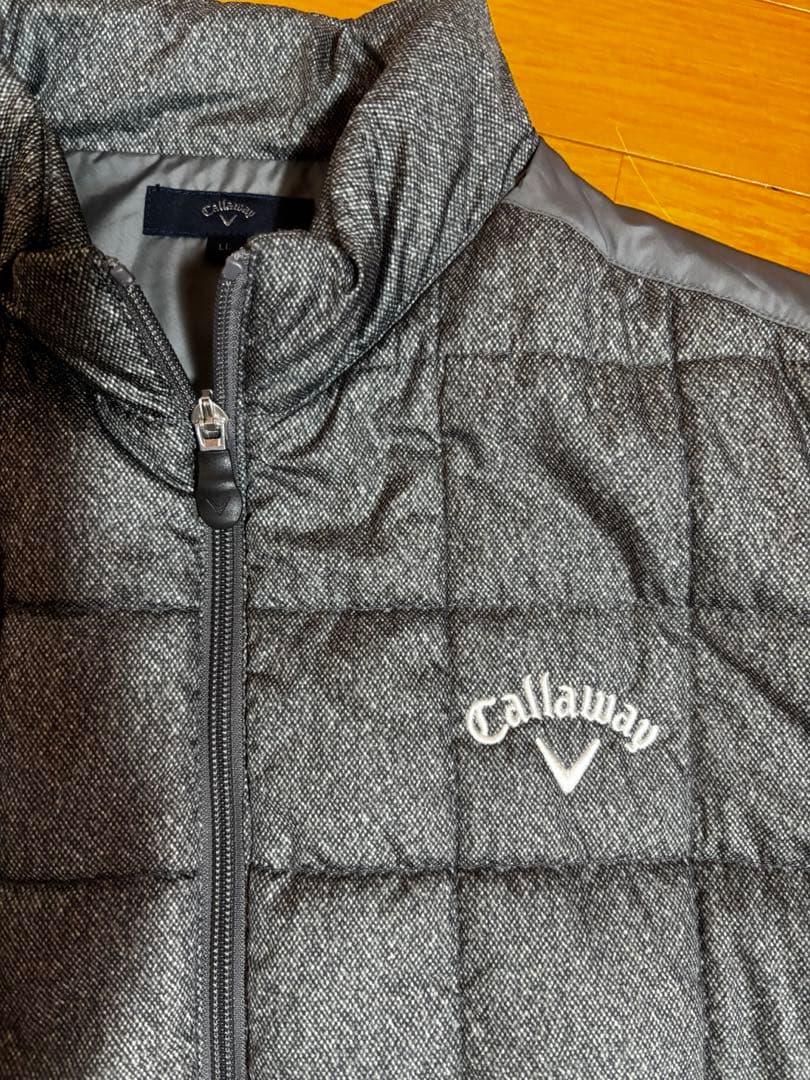 Callaway グレー ダウン　ジャケット L L 2way
