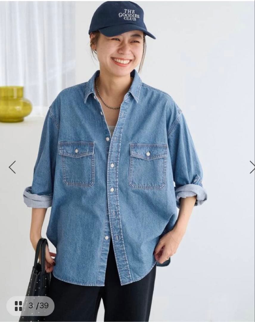 9oz デニムワークシャツ【ジャーナルスタンダード relume】