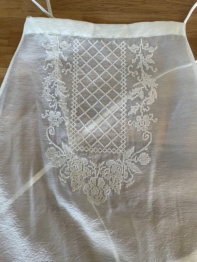 Malle キャミソール レース ワンピース ホワイト オフホワイト