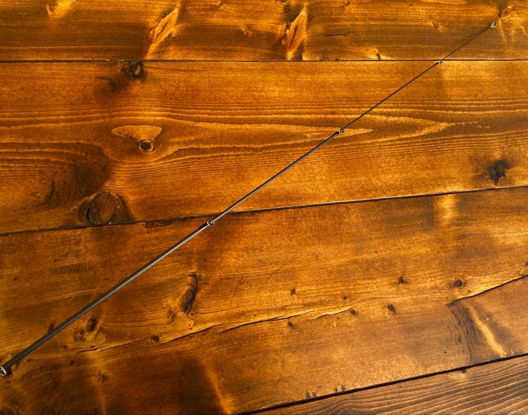 釣り竿セット　トラウトロッド　ウッドグリップ　丸型リール　ベイトロッド　渓流釣り