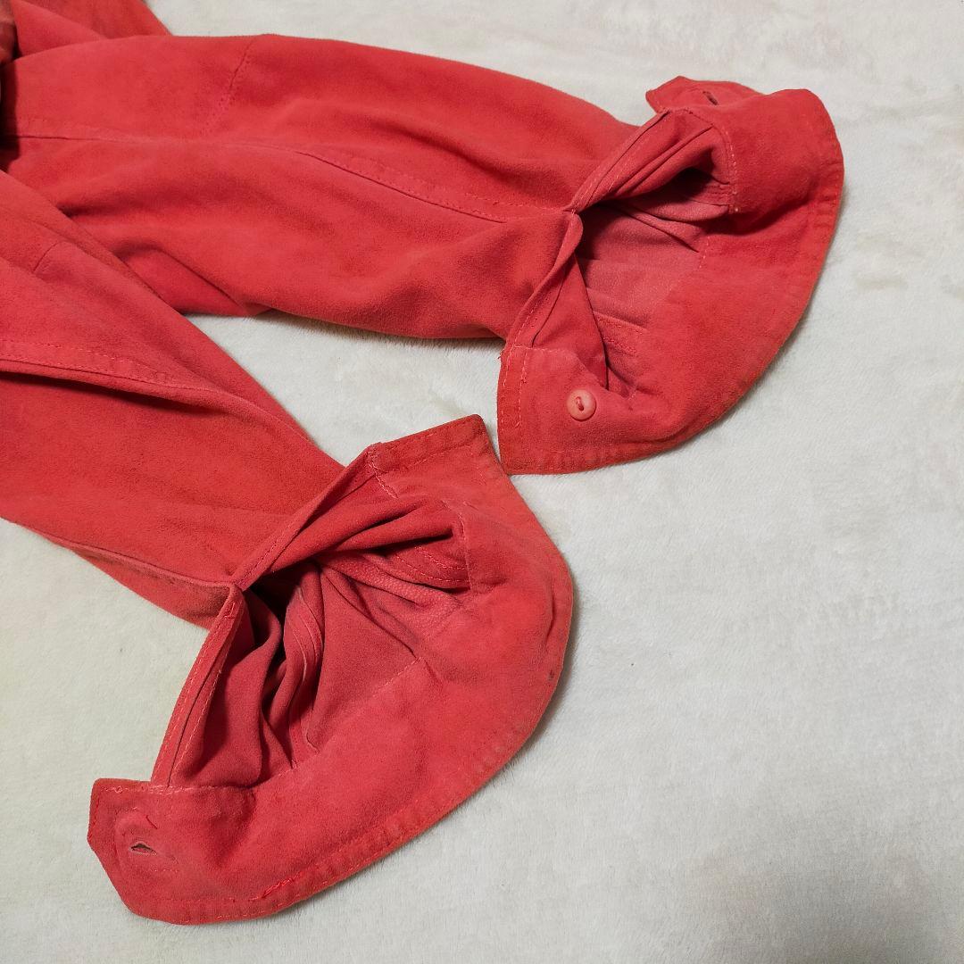 希少　90S　イタリア製　ICEBERG　オールレザー　スエードブルゾン