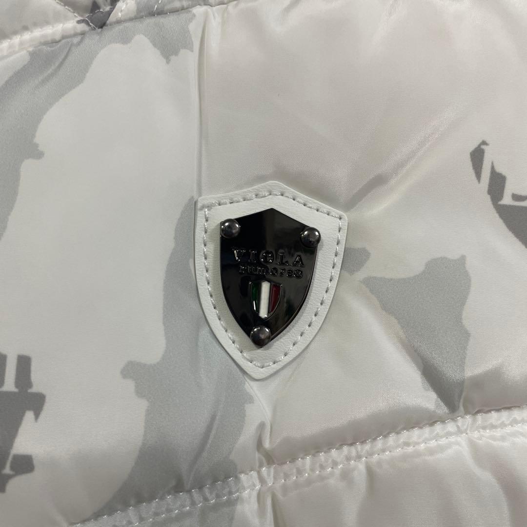 VIOLA rumore ヴィオラ ルモーレ　総柄フルジップ中綿ベスト　M