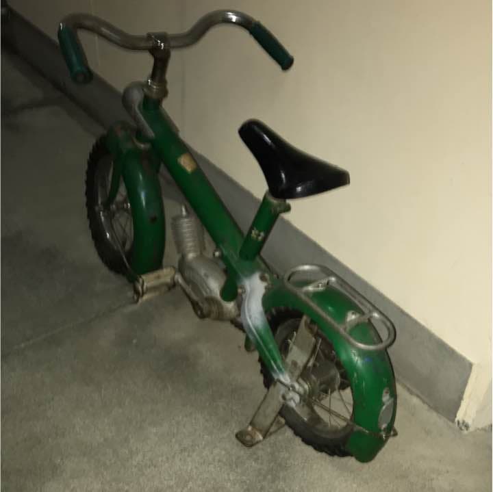 自転車 ミニバイク ヴィンテージ アンティーク ディスプレイ用 ジャンク品