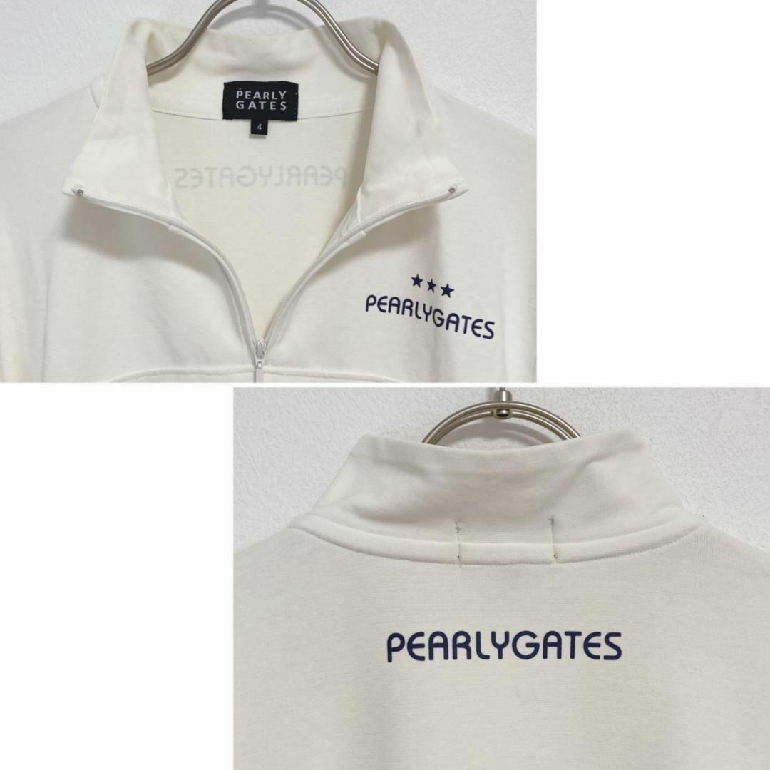 PEARLY GATES ハーフジップ　ニット サイズ4