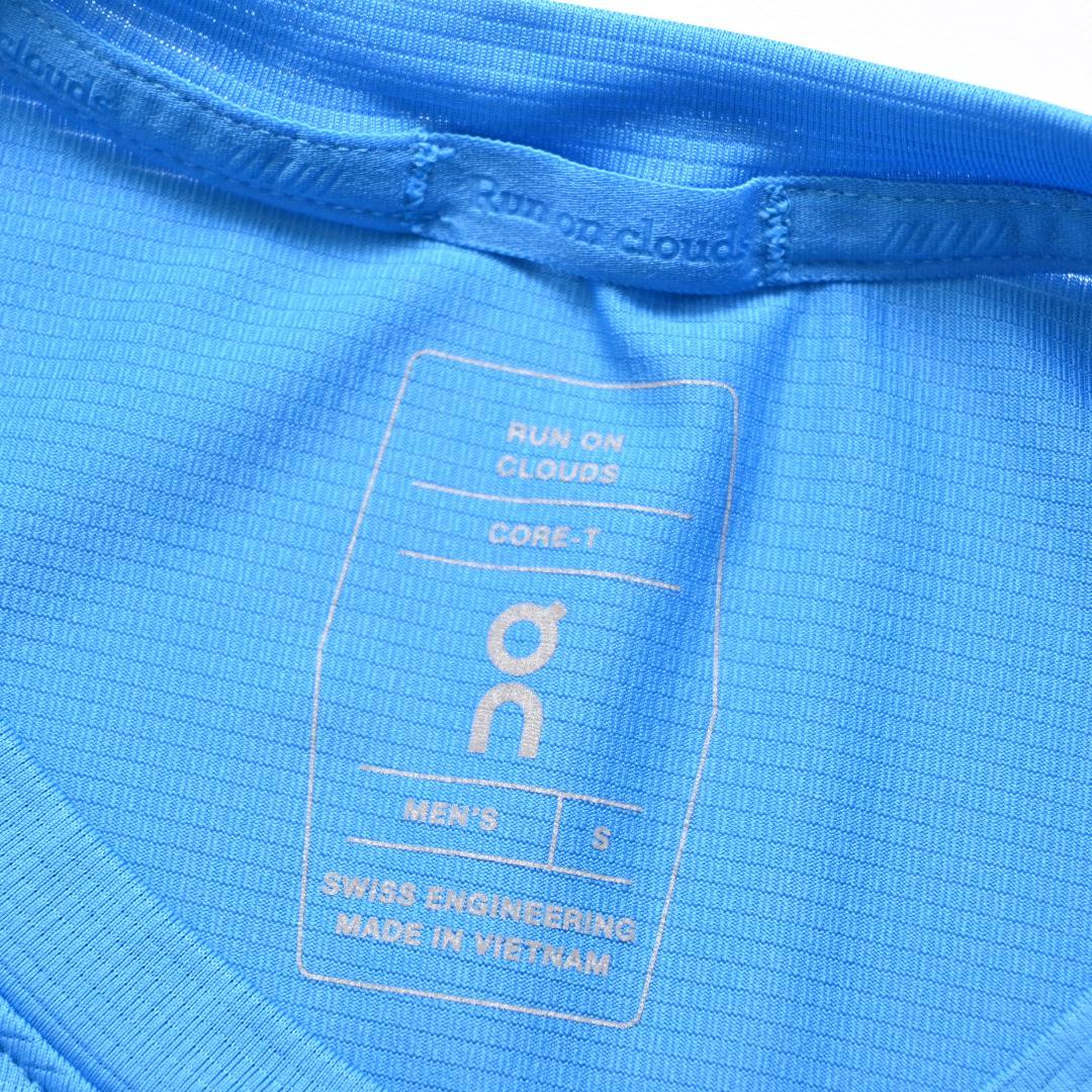 On オン CORE-T コア Tシャツ S ブルー 青 半袖 ランニング