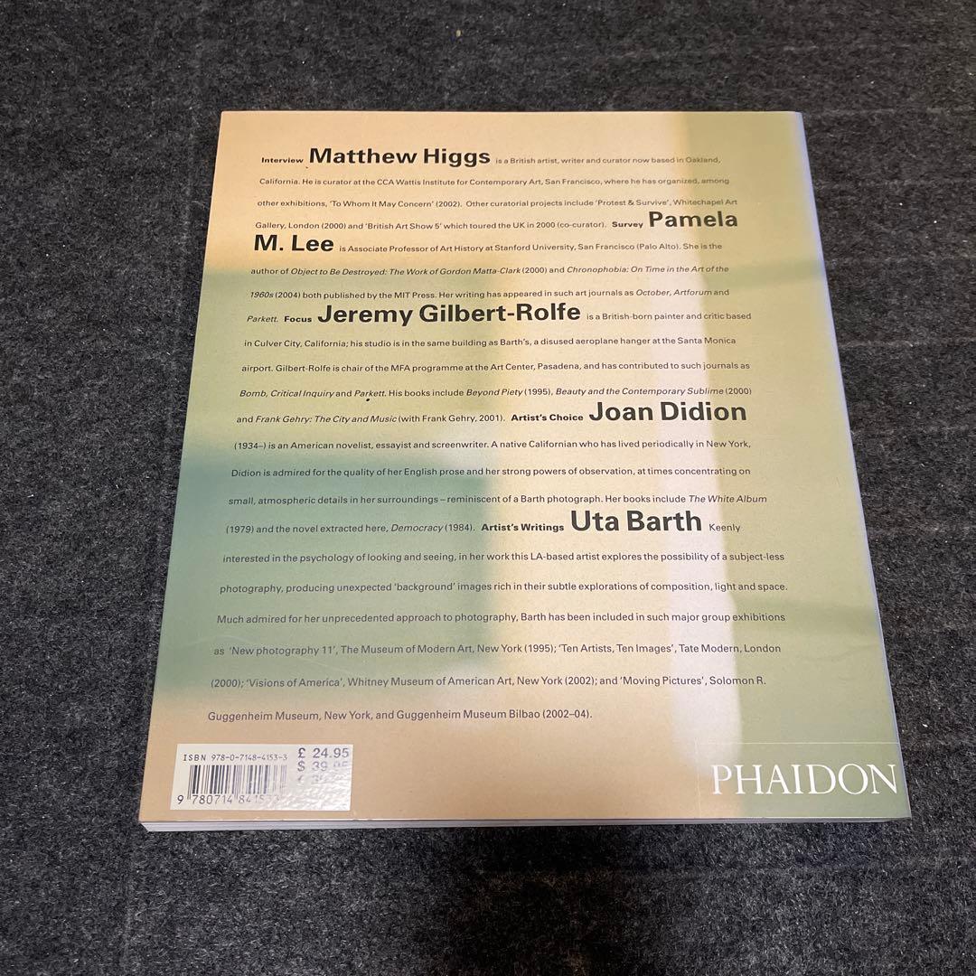 Uta Barth 洋書 Phaidon