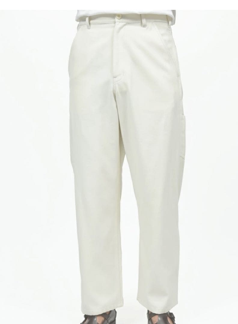 YLEVE ホワイト ペインターパンツ