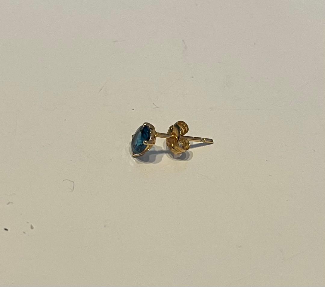 ARTIDA OUD ロンドンブルートパーズ スタッド シングル ピアス