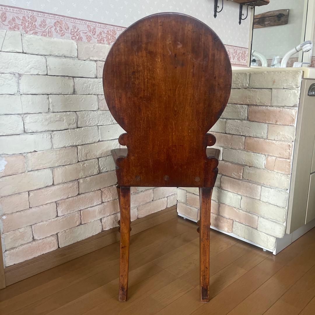 イギリスアンティーク　ホールチェア　椅子