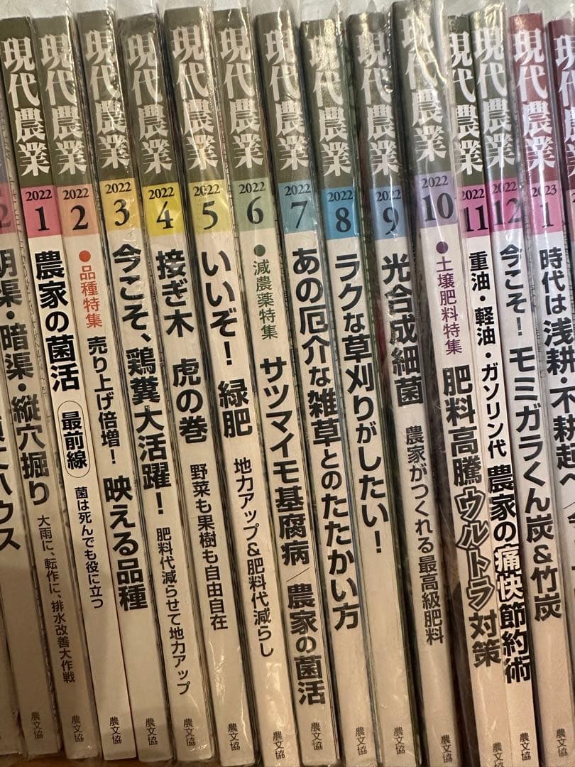 現代農業　2020年4月〜2024年12月