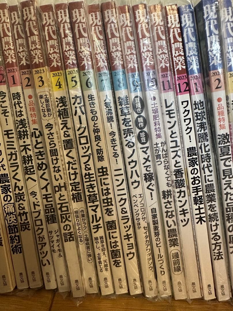 現代農業　2020年4月〜2024年12月
