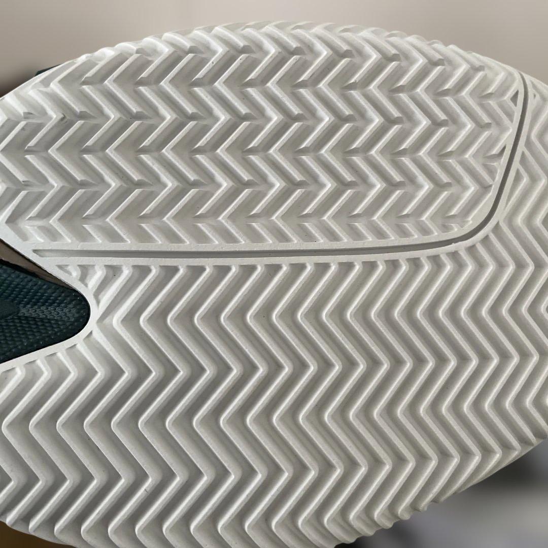 ASICS テニスシューズ ホワイト/グリーン　28.5cm #2086