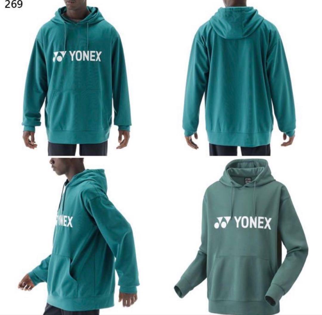 新品☆YONEX ヨネックス ユニパーカー（ビッグシルエット）グリーン　M
