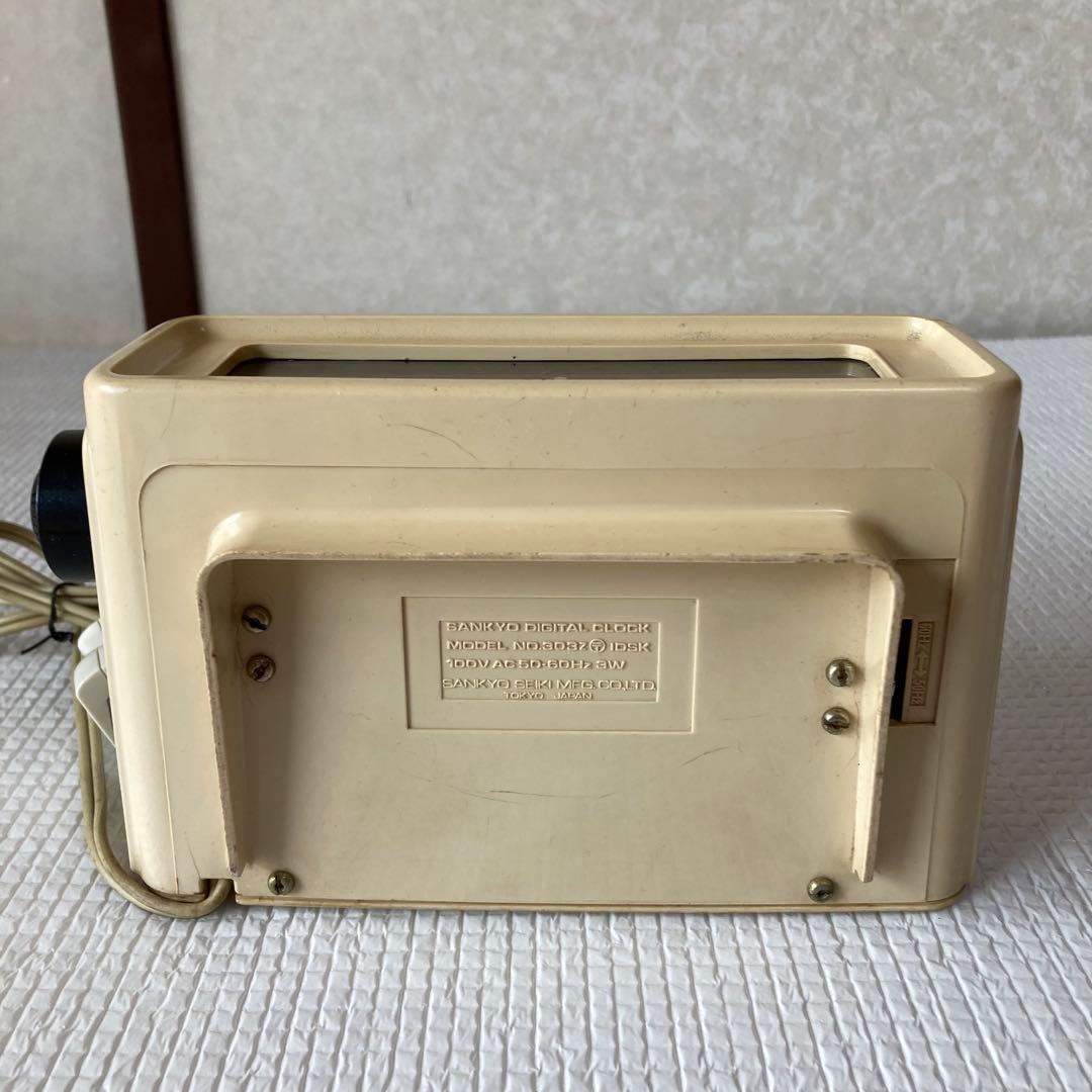 TS74 希少 Sankyo パタパタ時計 MODEL 303Z 当時物 レトロ
