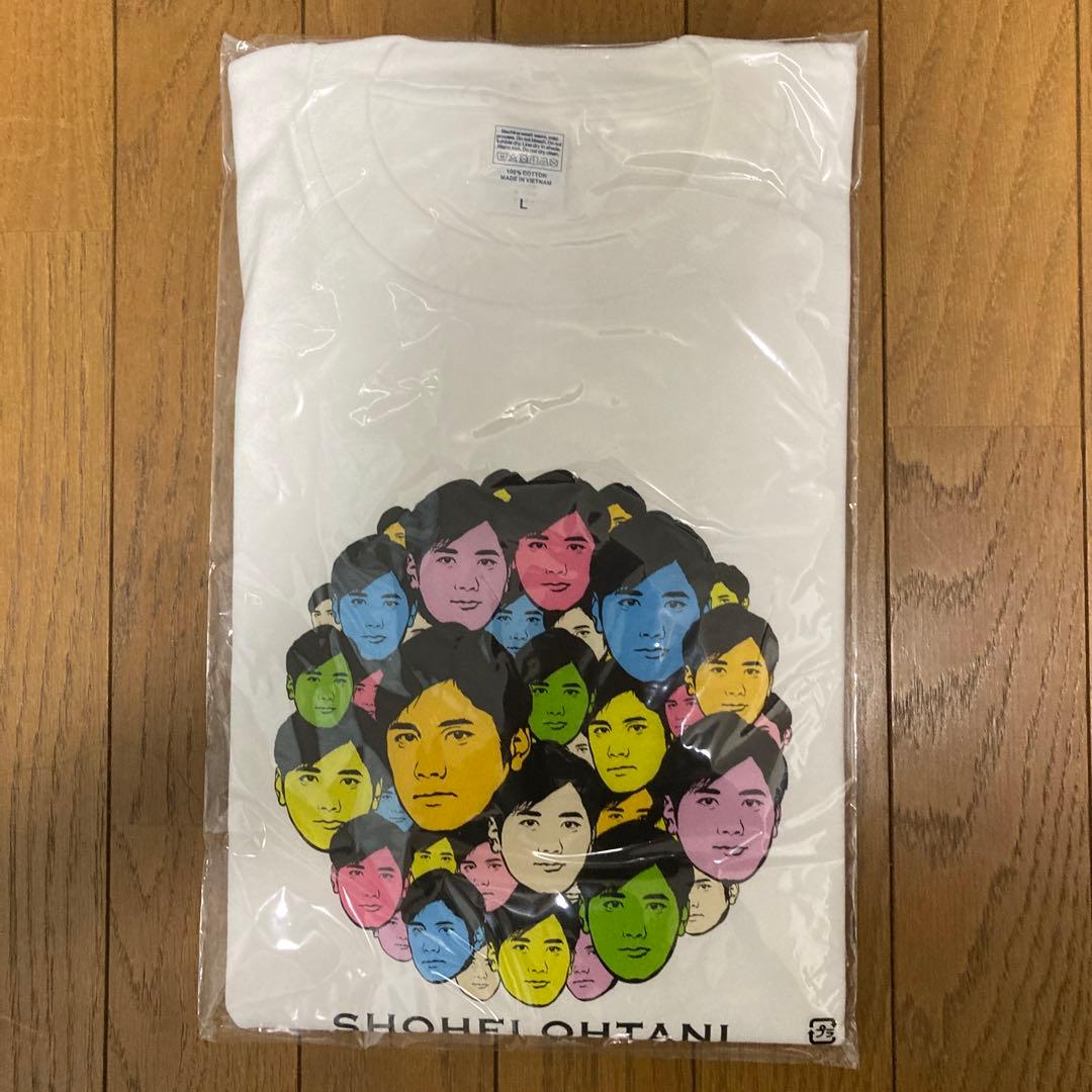 【非売品】 大谷翔平選手　顔だらけ　Tシャツ