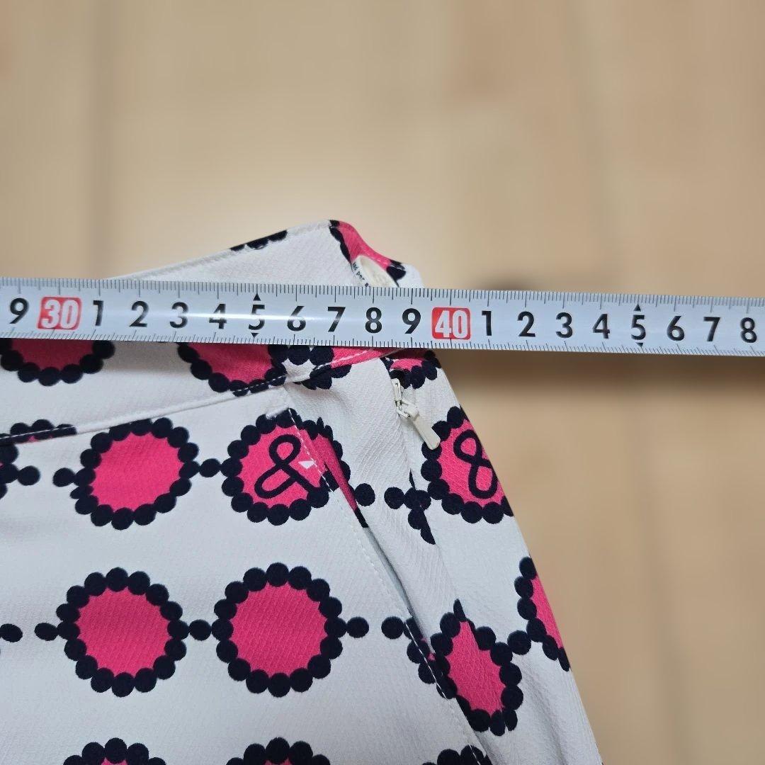 and per se ドット柄 ゴルフスカート