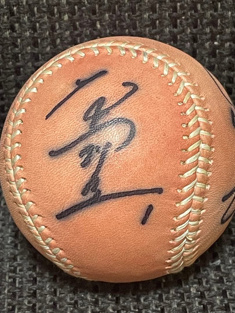 1980年代広島カープ寄せ書きサインボール◆外木場・古葉竹識・山本浩二・大下剛史