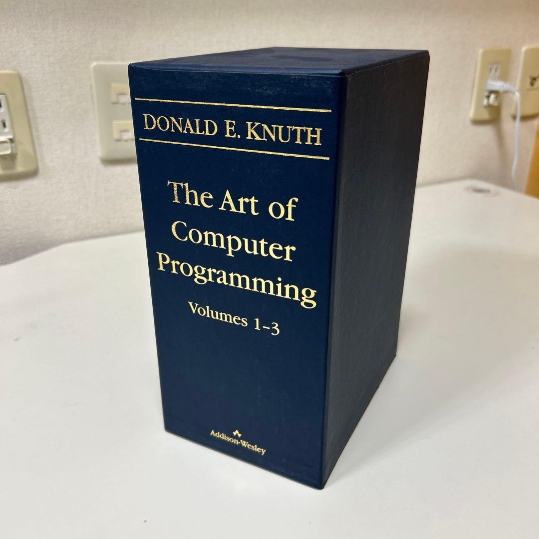 ドナルド・E・クヌース コンピュータプログラミング 1-3巻 英語　美品