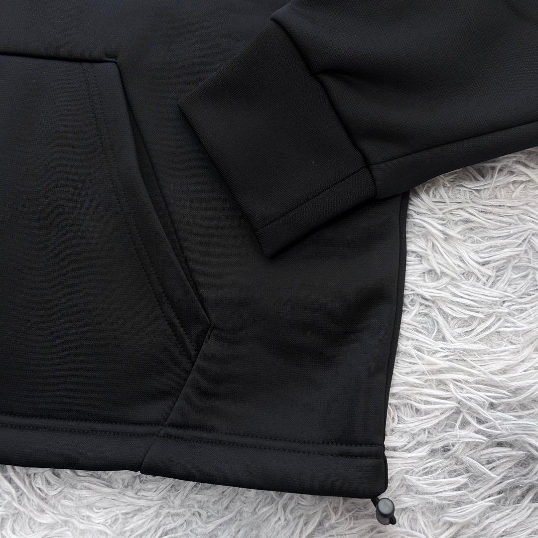 新品　ニューバランスゴルフ　スウェット　ハーフジップ　裏起毛　ブラック　サイズ0