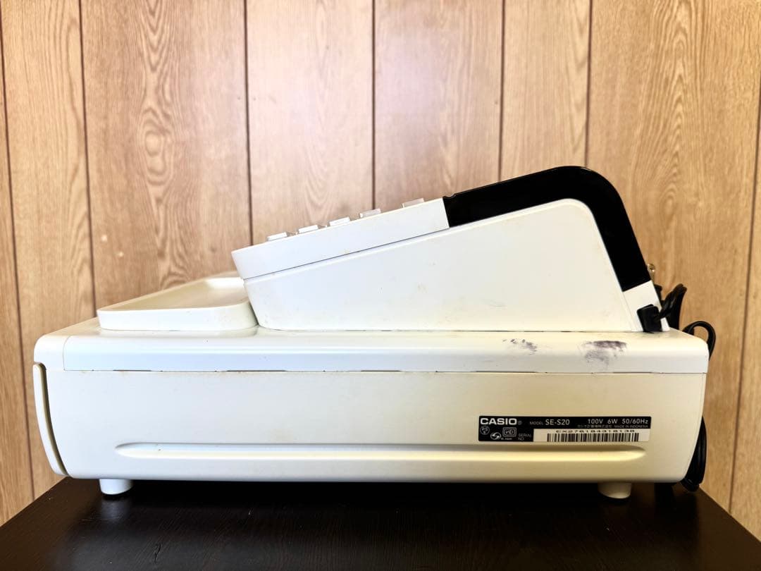 CASIO カシオ 電子レジスター SE-S20 ホワイト