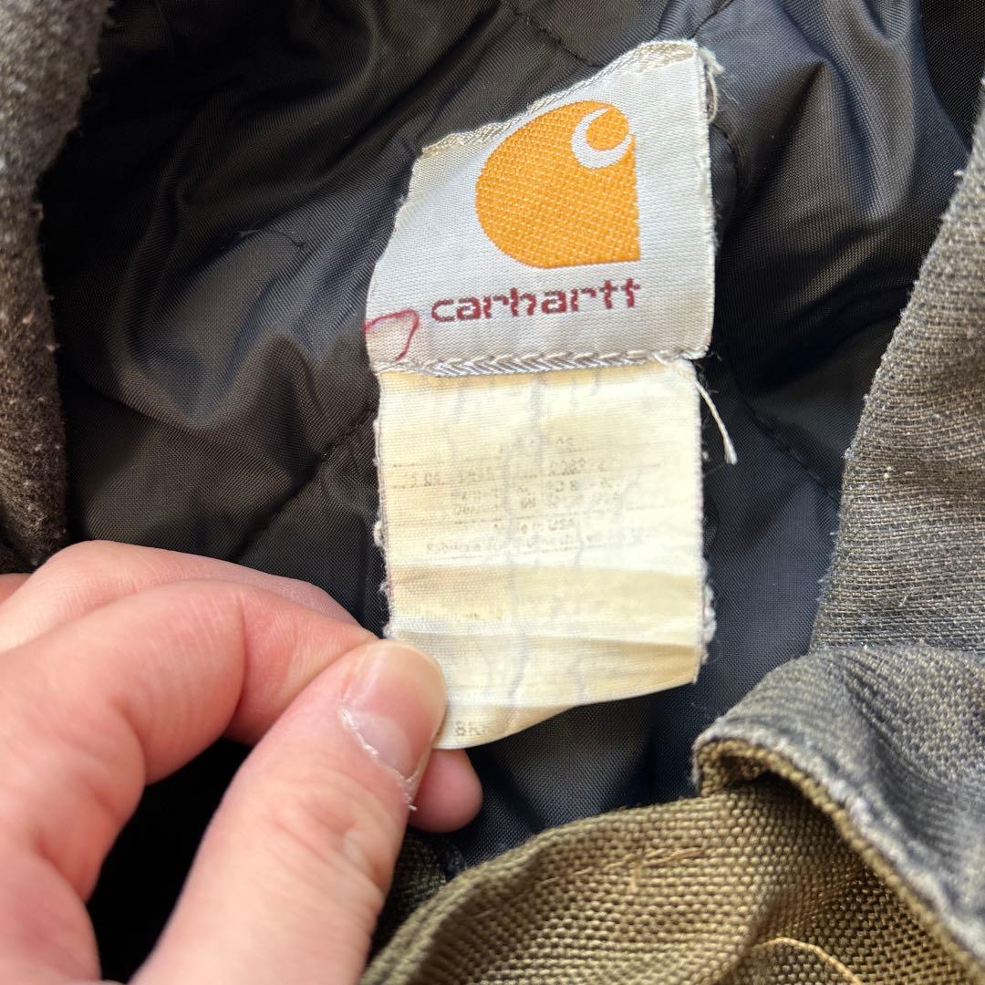 carhartt ダックトラディッショナルコート　企業ロゴ　USA製