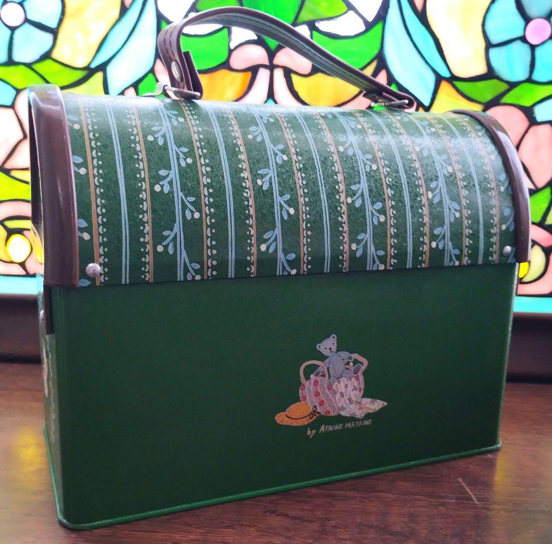 ダンキンドーナツ 赤毛のアン グリーン ランチボックス 缶＋小物入れ