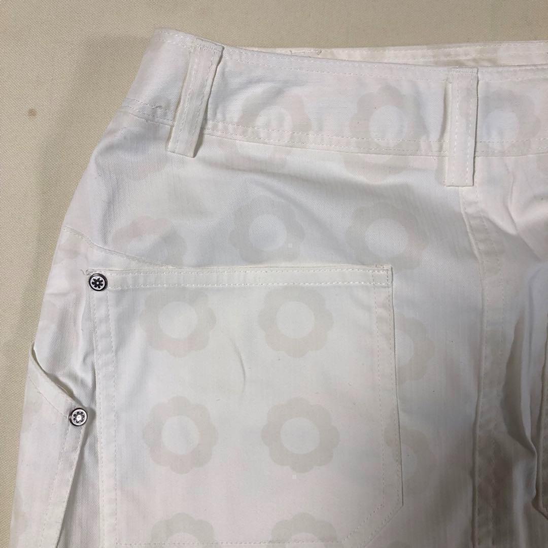 キャロウェイ ゴルフ スカート ホワイト ボタニカル Sサイズ