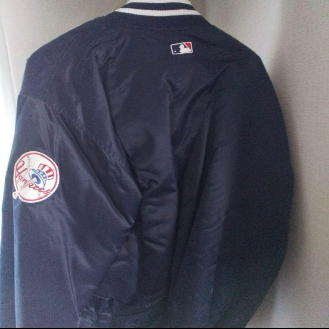 ９０s ニューヨークヤンキース　中綿ナイロンスタジャン　Size　М