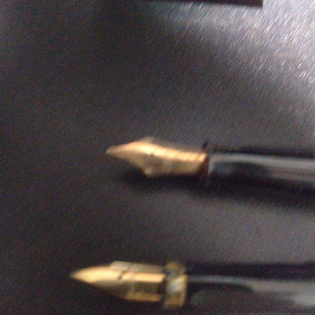 14K PARKERE 黒い万年筆 2本セット ジャンク