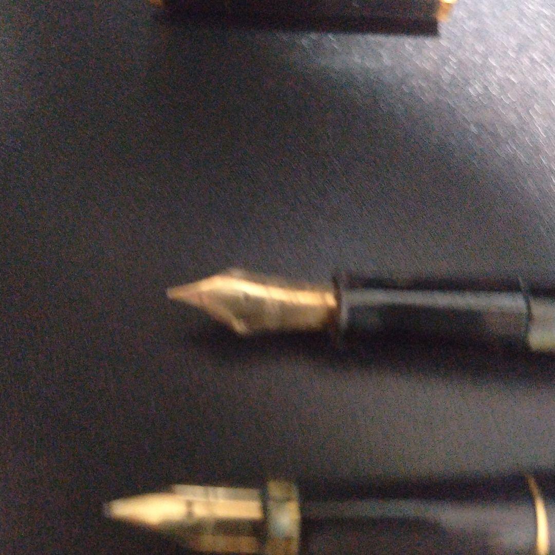 14K PARKERE 黒い万年筆 2本セット ジャンク