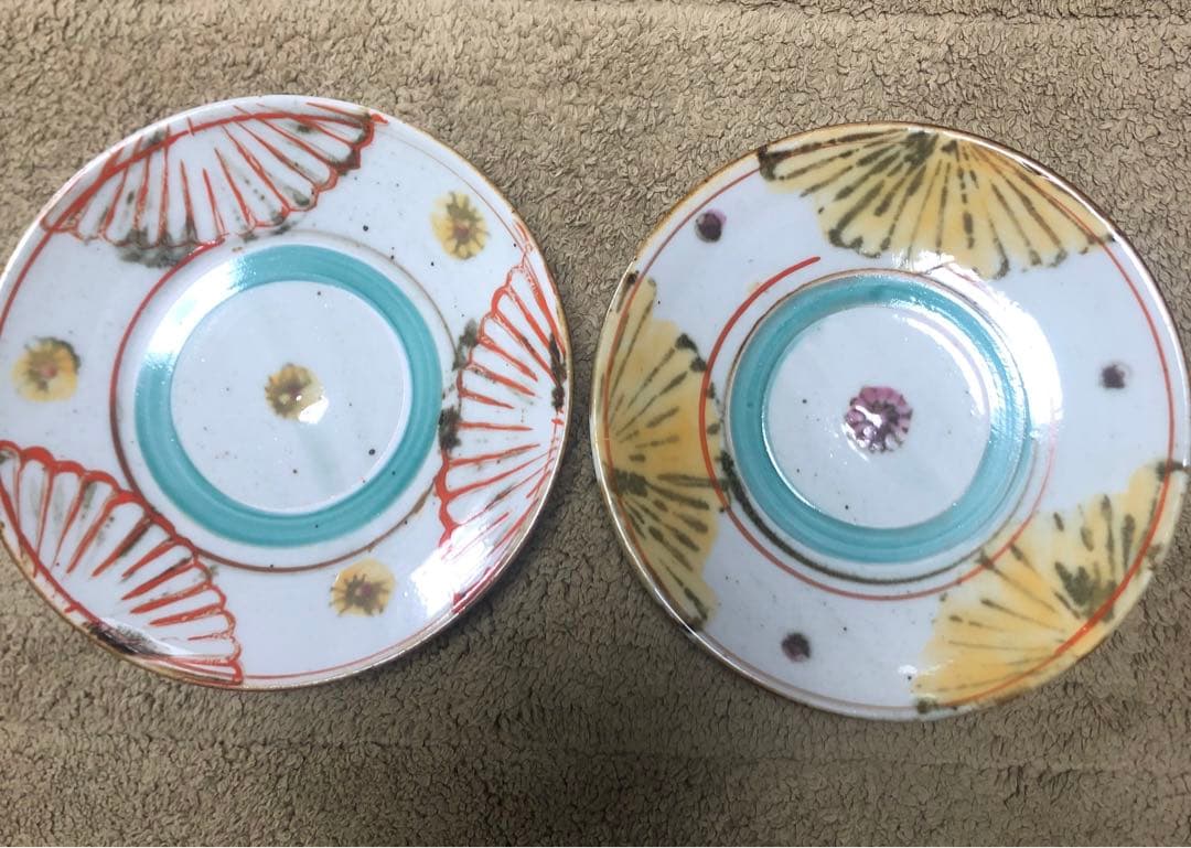 伊藤聡信　色絵　骨董　中皿