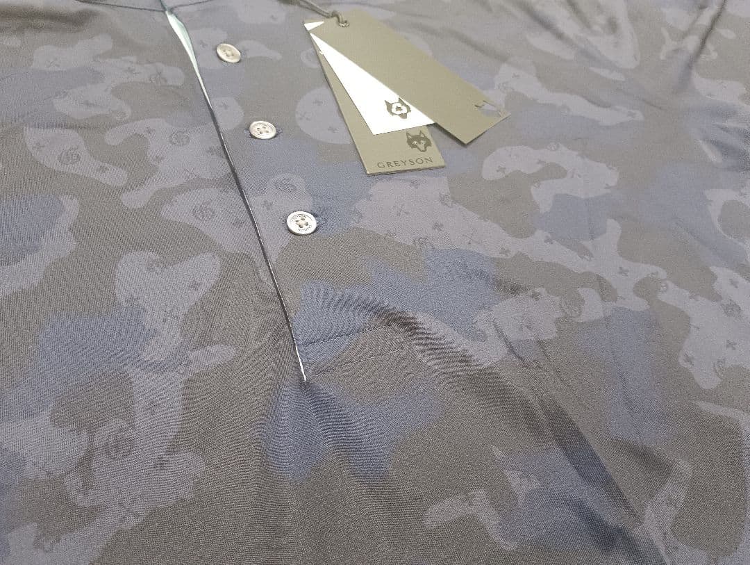 GREYSON グレイソン　GOAT CAMO POLO　表記Mサイズ