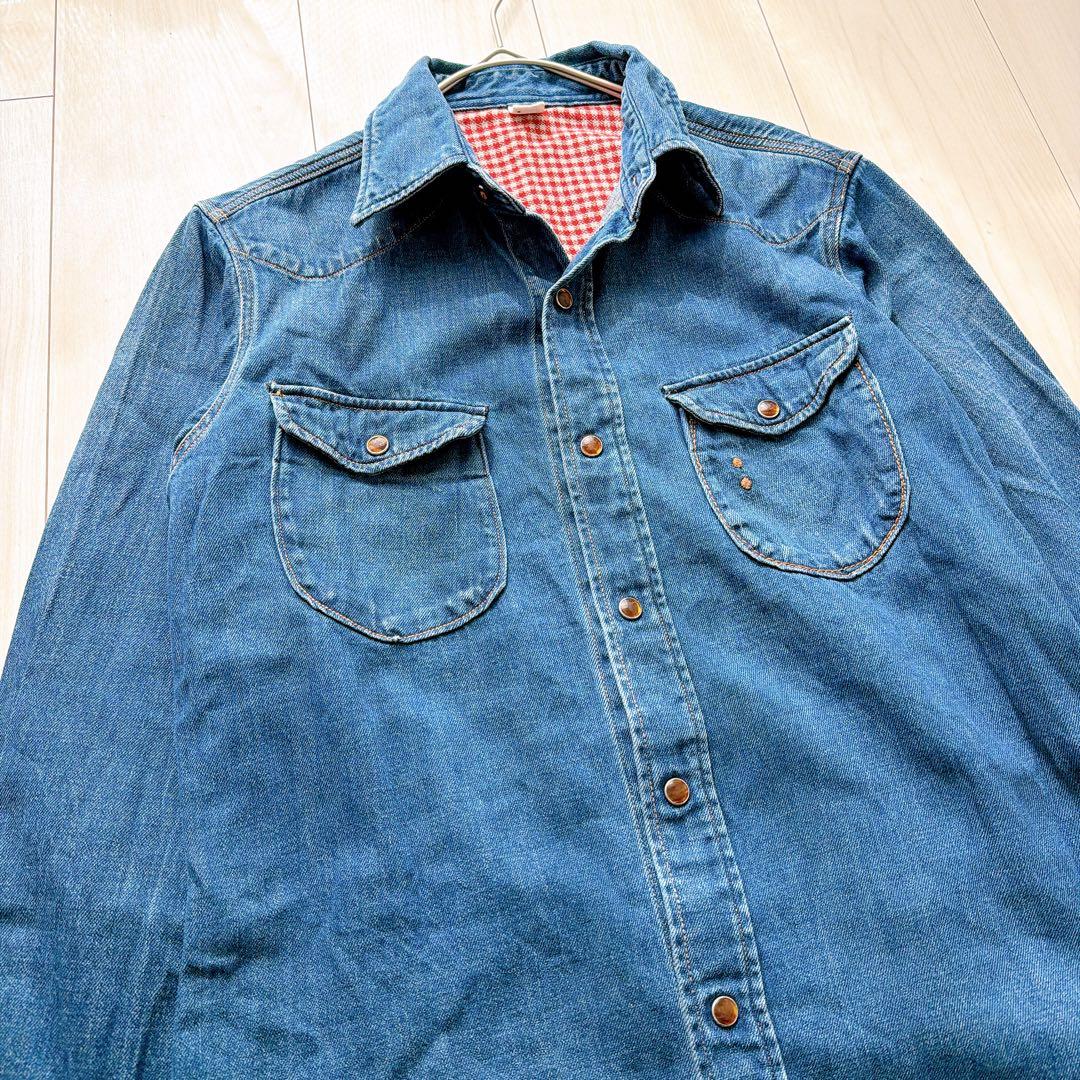 現行・完売品✨45R デニムシャツの908イースタンシャツ（重） R刺繍
