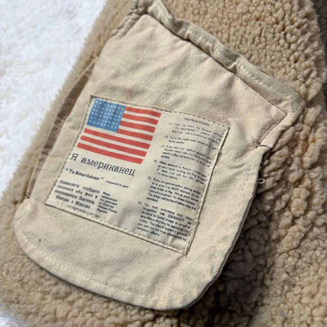 【美品】AVIREX B-3 大戦モデル ラセットブラウン L相当 胸タグ レア