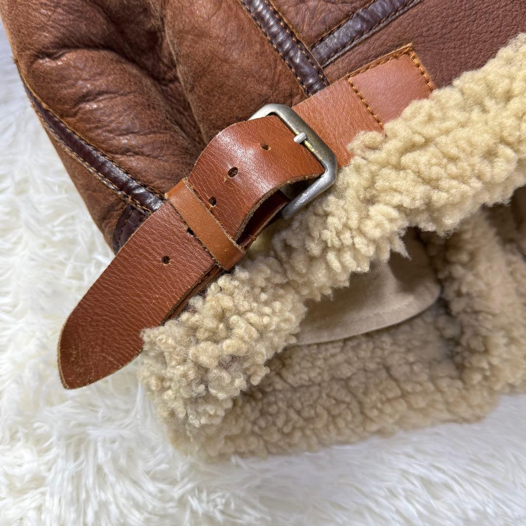 【美品】AVIREX B-3 大戦モデル ラセットブラウン L相当 胸タグ レア