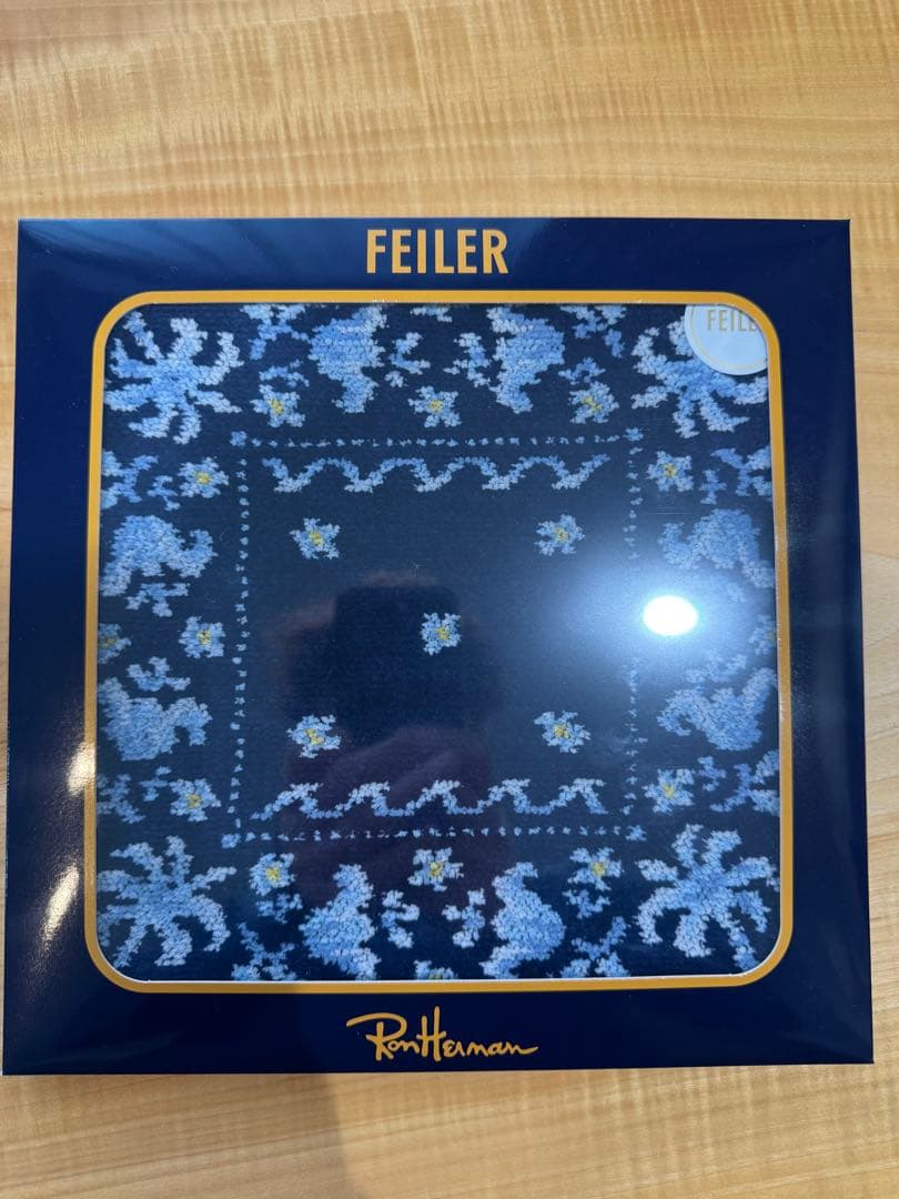 限定　ロンハーマン別注FEILER Bandana Handkerchief 白