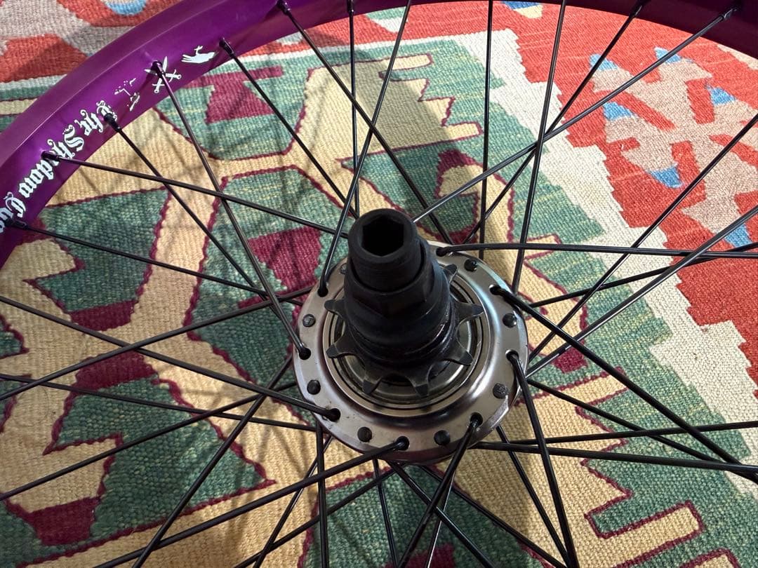 BMX リア ホイール フリーコースター SHADOW リム KHE ハブ