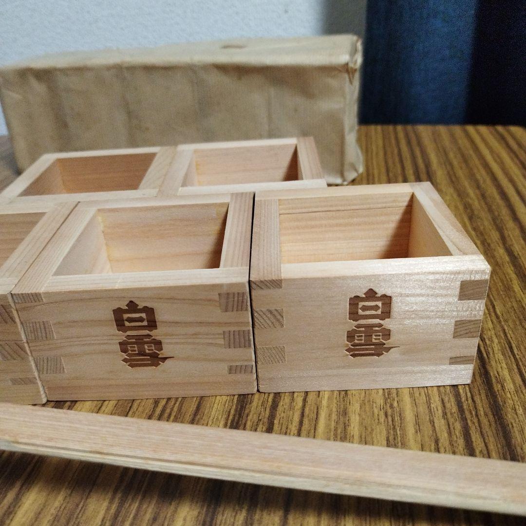 t ishikawa枡と柄杓のセット+グラス36個まとめ売り