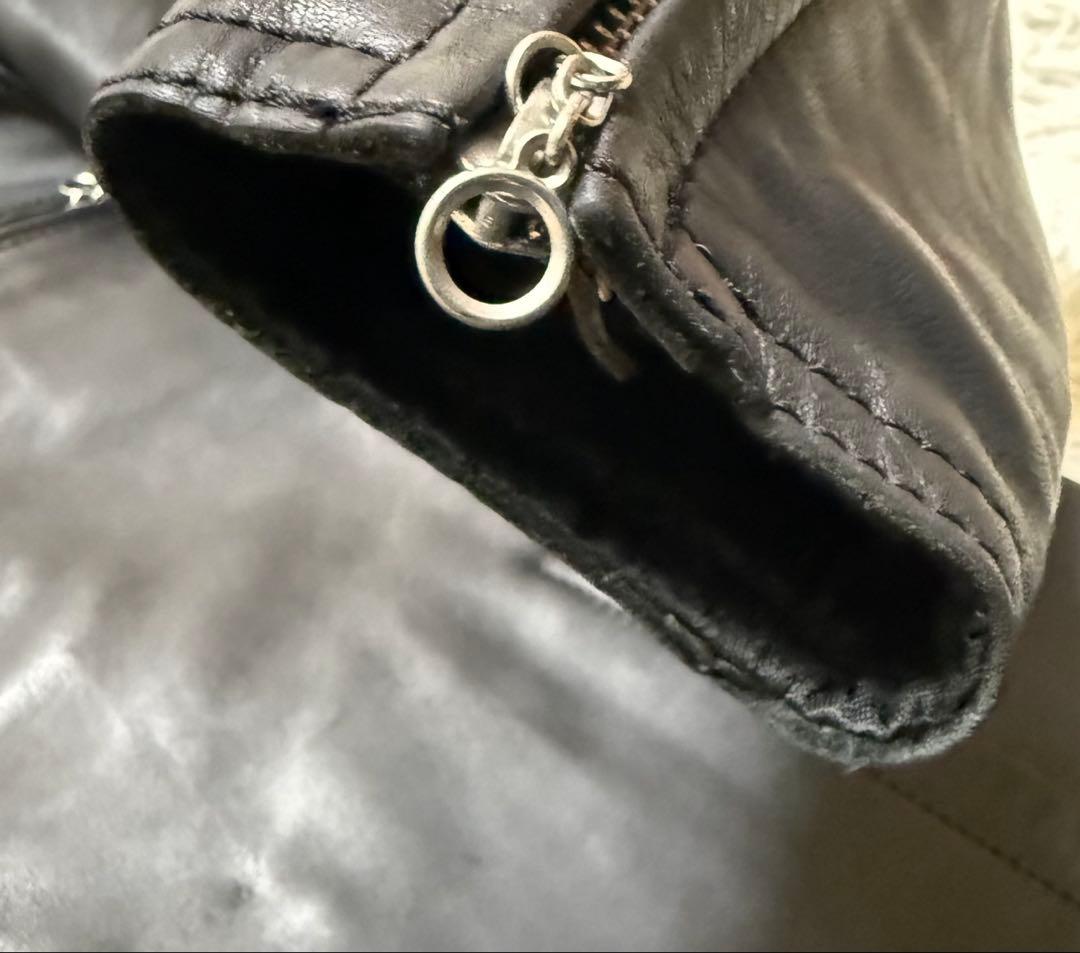 KADOYA シングルライダースジャケット　カウレザー