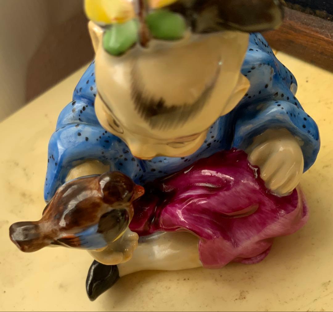 中古　美品　ヘレンド　置物　陶器　チャイナ　中国人形