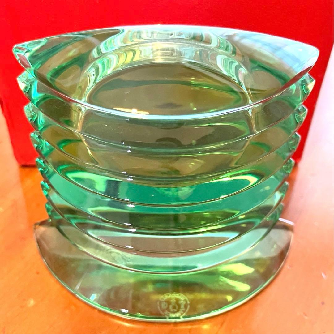 正規品　バカラ ラランド クロック グリーン　置き時計　保証書付き　専用箱有り