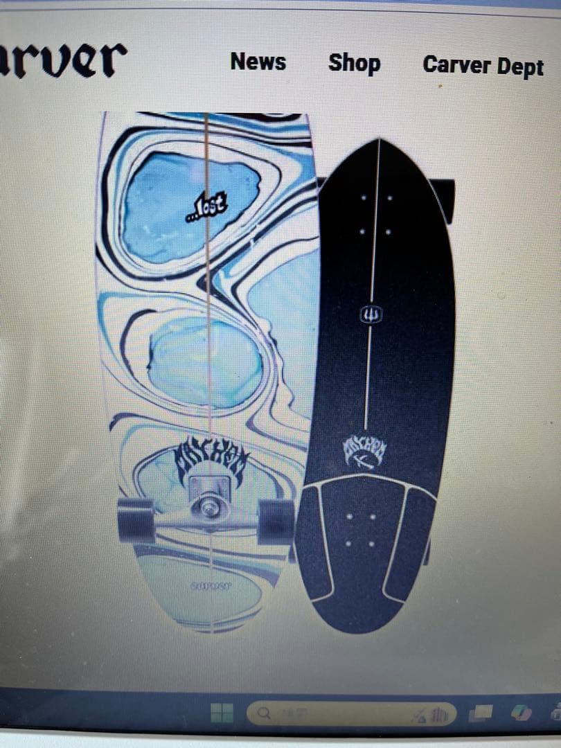 カーバースケートボード。Lost 32 Quiver killerCX4