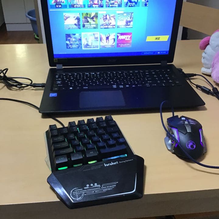 片手ゲーミングキーボード！ 注意点これはWindows&macを対応