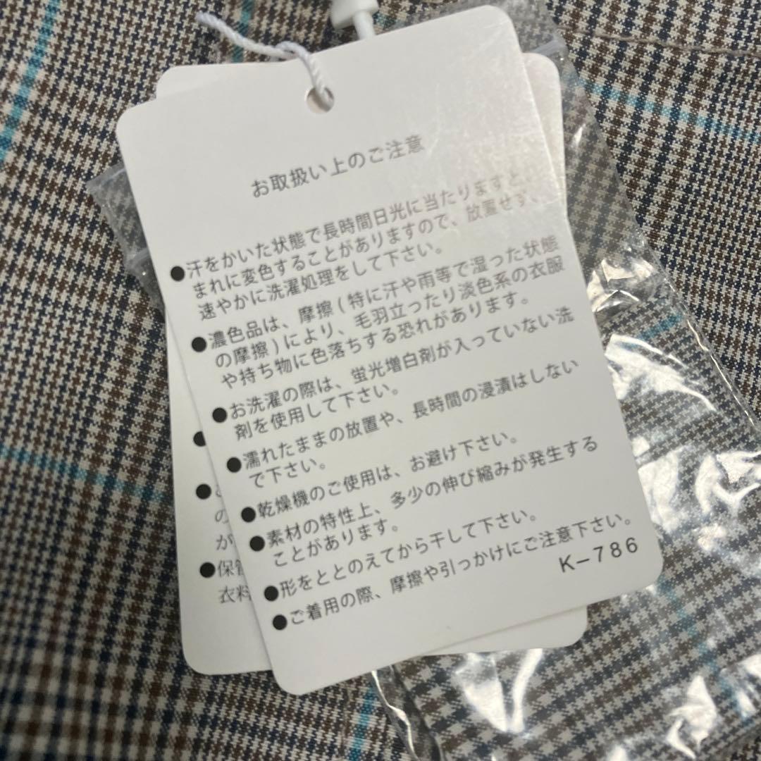 新品タグ付 パーリーゲイツ プリーツスカート 総柄 グレー　0サイズ　S