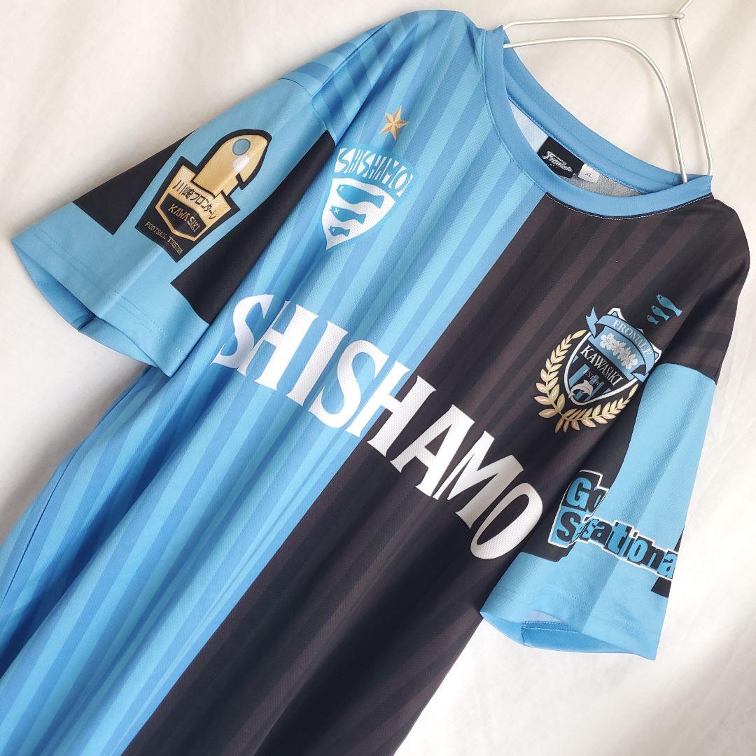 川崎フロンターレ　SHISHAMO 半袖 コラボ ユニフォーム　バンド サッカー