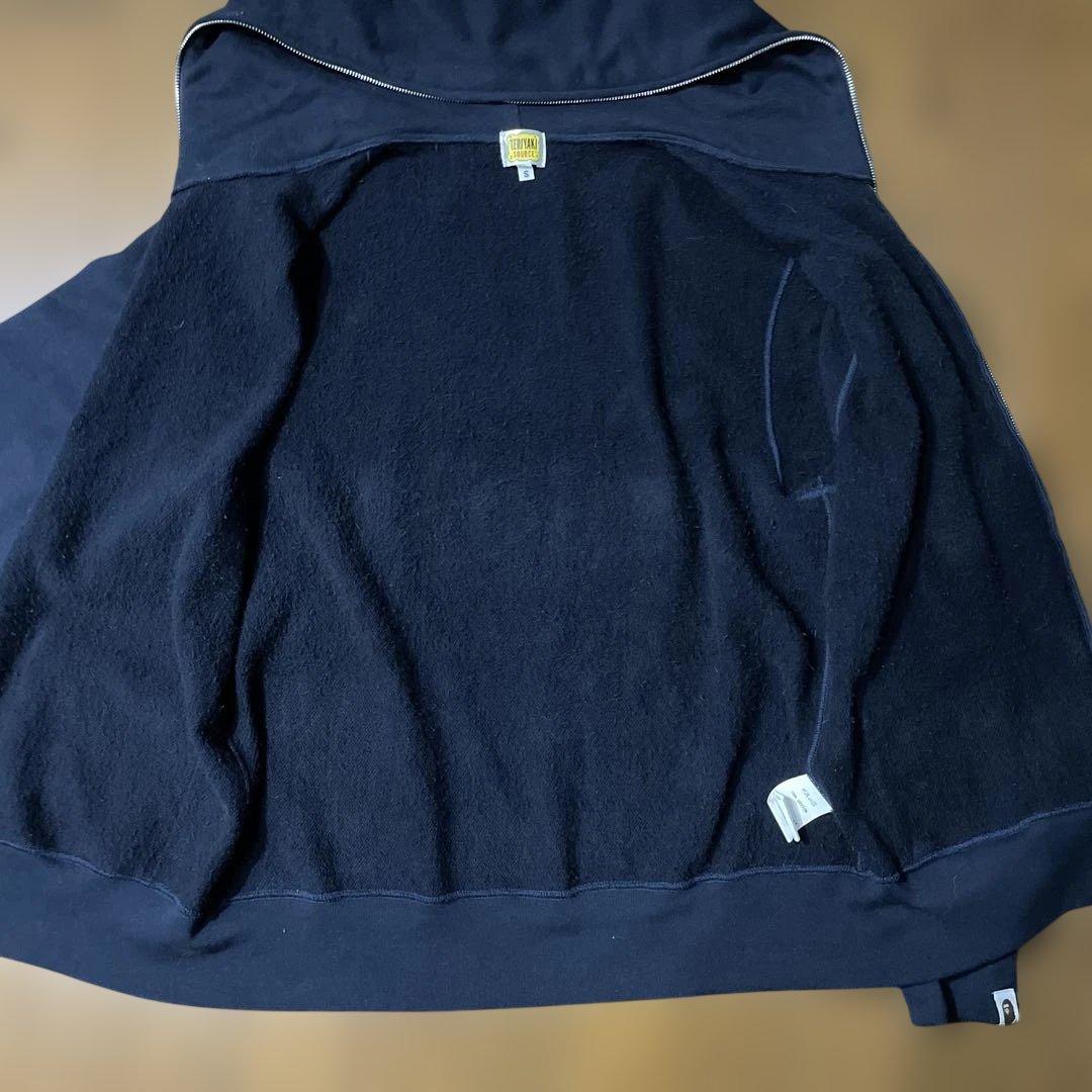 A BATHING APE エイプ テリヤキボーイズ ジップパーカー ネイビー
