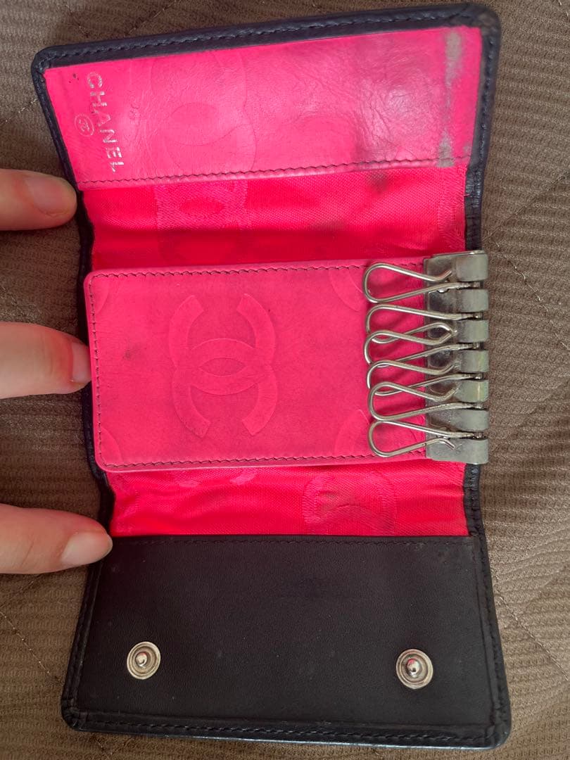 CHANEL キーケース カンボンライン