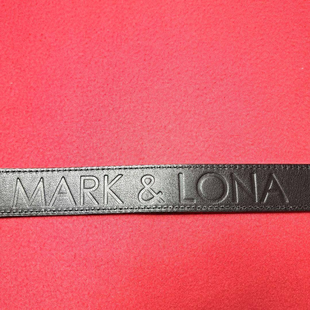 【美品】MARK & LONA GOLF ベルト リバーシブル マーカー付き